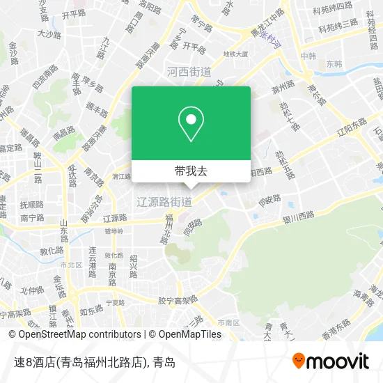 速8酒店(青岛福州北路店)地图