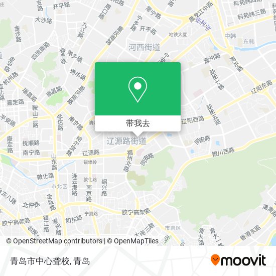 青岛市中心聋校地图
