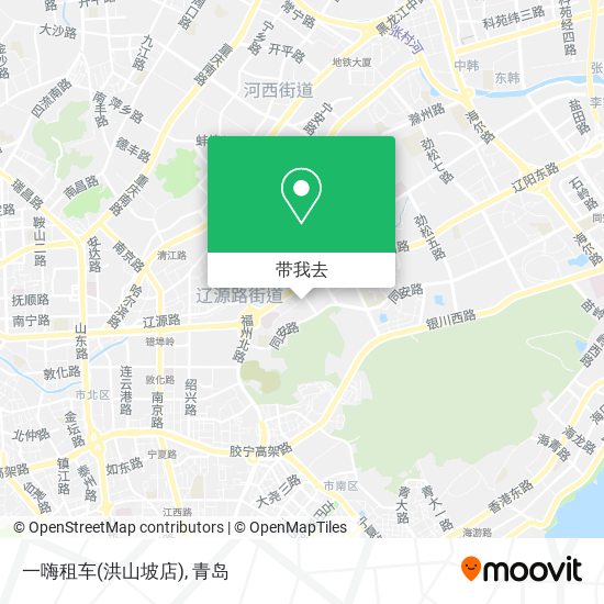 一嗨租车(洪山坡店)地图