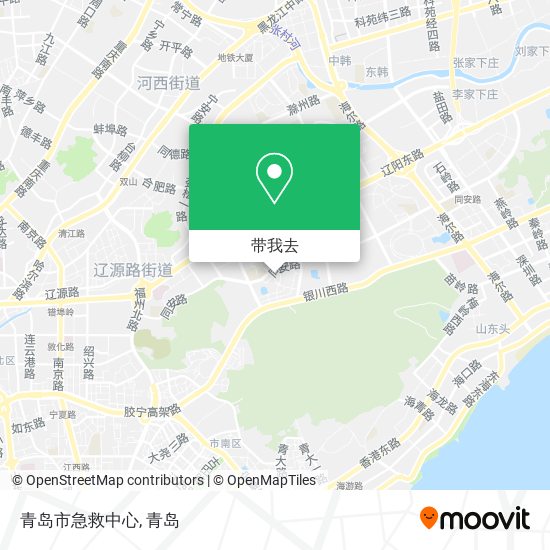 青岛市急救中心地图