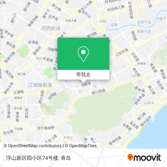 浮山新区四小区74号楼地图