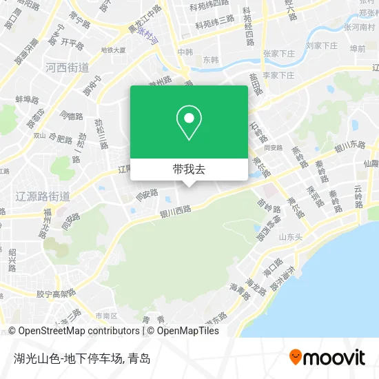 湖光山色-地下停车场地图