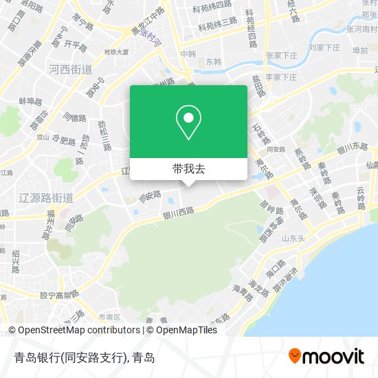 青岛银行(同安路支行)地图