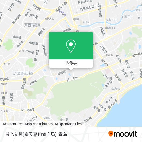 晨光文具(奉天惠购物广场)地图