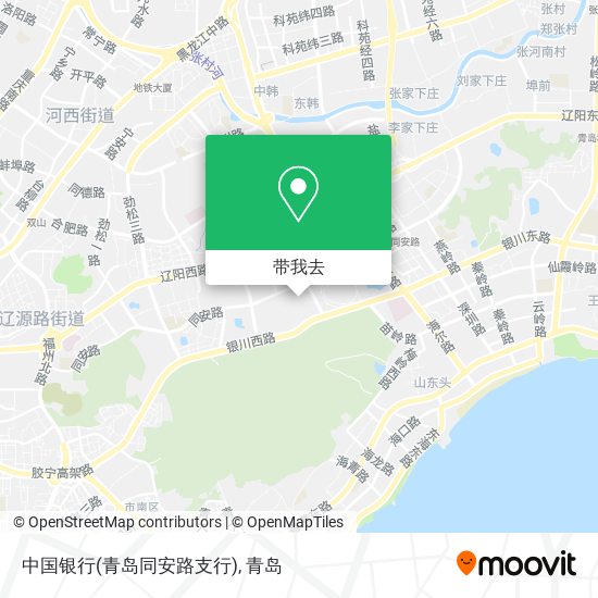 中国银行(青岛同安路支行)地图