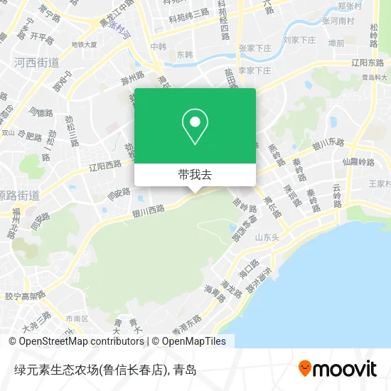 绿元素生态农场(鲁信长春店)地图