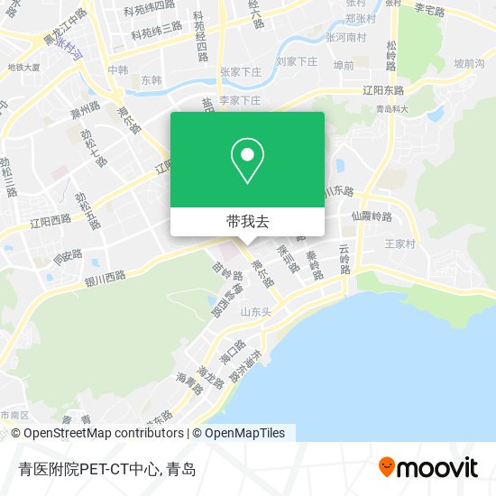 青医附院PET-CT中心地图