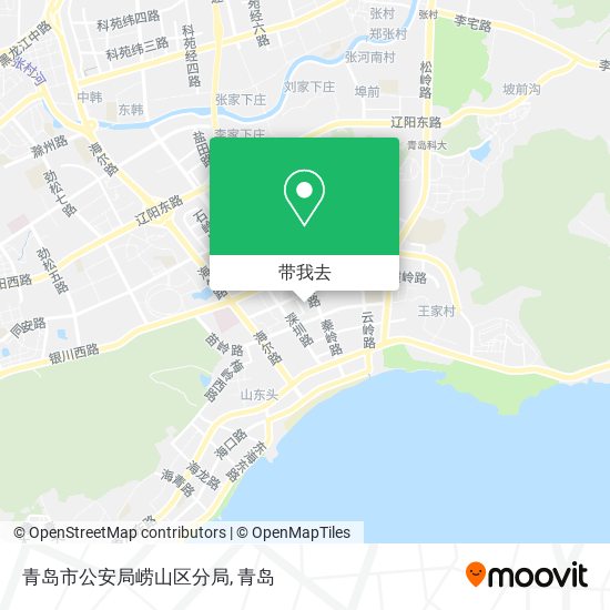 青岛市公安局崂山区分局地图