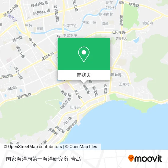 国家海洋局第一海洋研究所地图