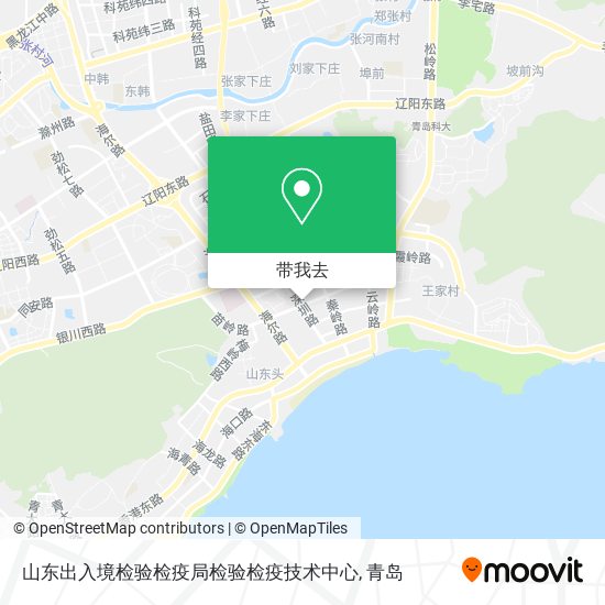 山东出入境检验检疫局检验检疫技术中心地图