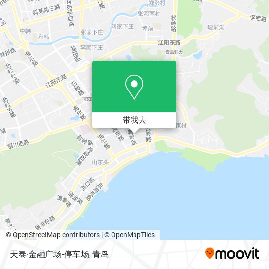 天泰·金融广场-停车场地图