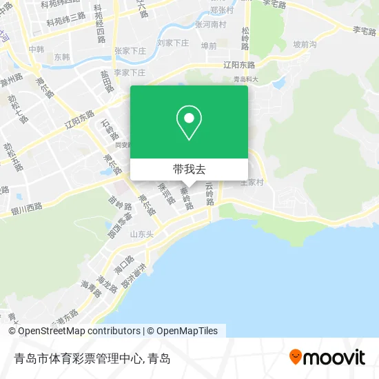 青岛市体育彩票管理中心地图