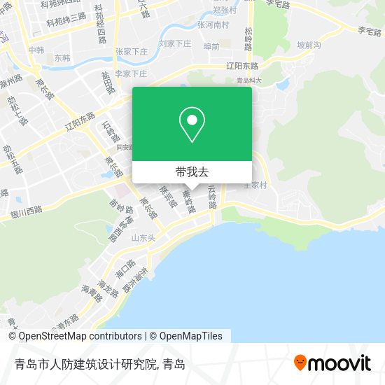 青岛市人防建筑设计研究院地图