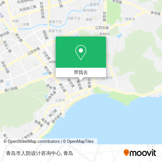青岛市人防设计咨询中心地图