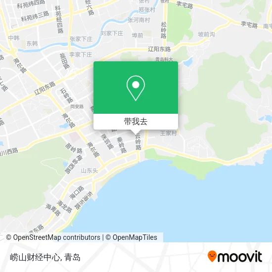 崂山财经中心地图