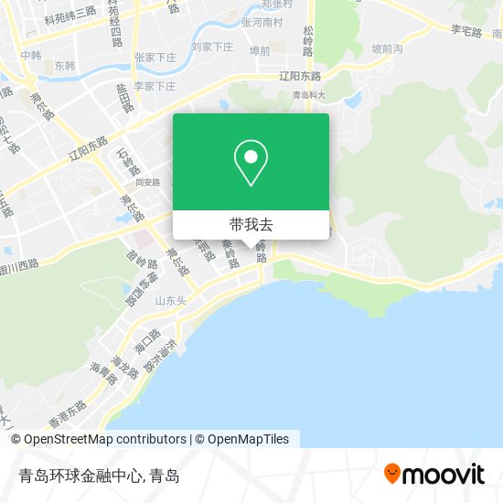青岛环球金融中心地图