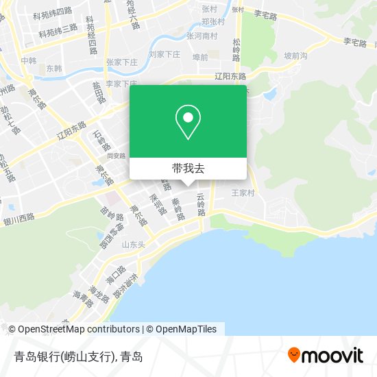 青岛银行(崂山支行)地图