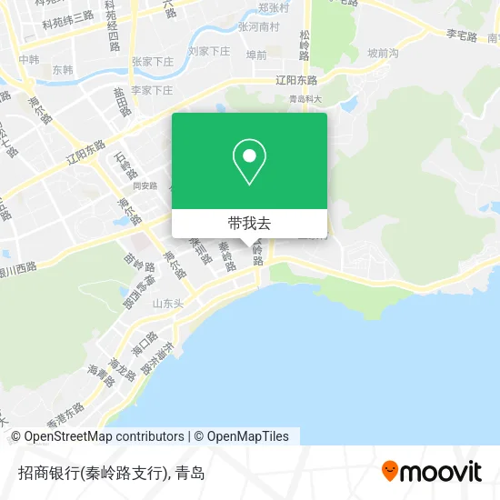 招商银行(秦岭路支行)地图