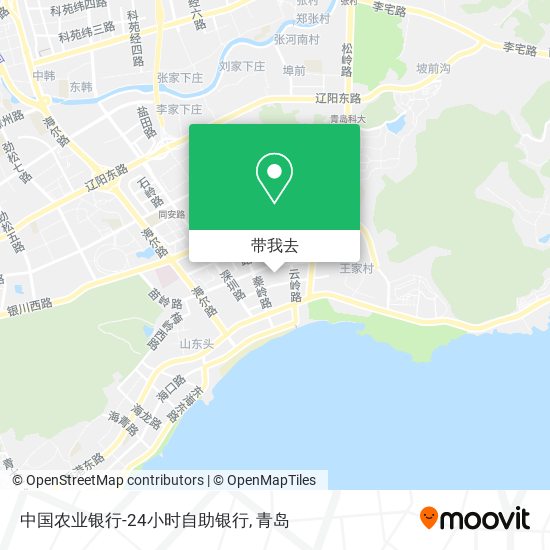 中国农业银行-24小时自助银行地图