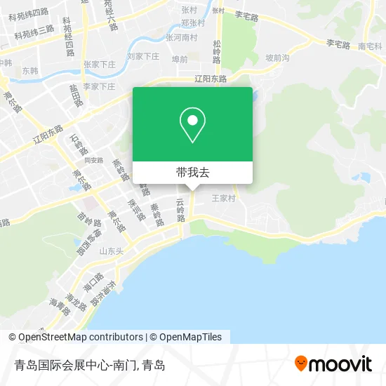 青岛国际会展中心-南门地图