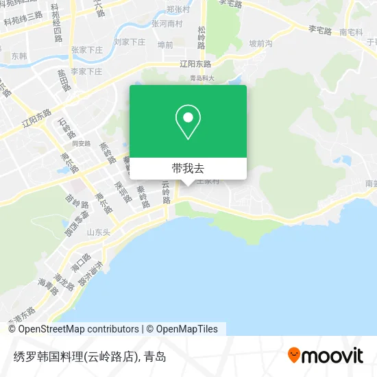 绣罗韩国料理(云岭路店)地图