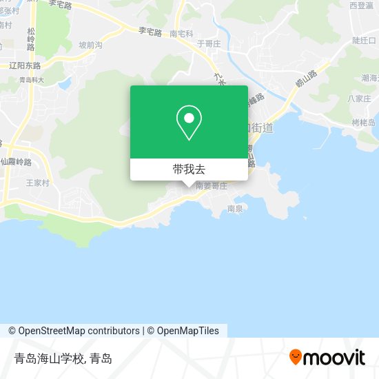 青岛海山学校地图