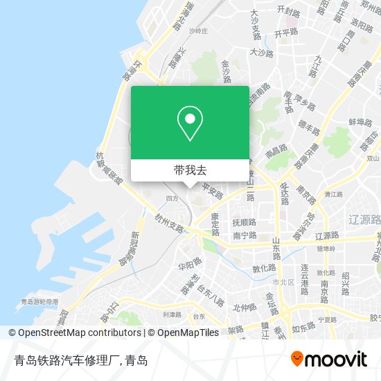 青岛铁路汽车修理厂地图