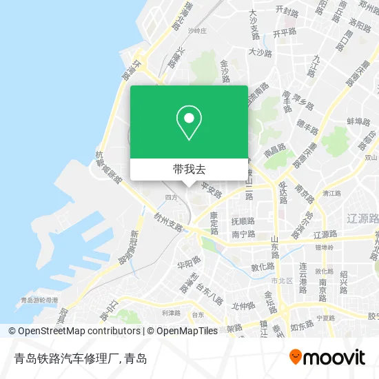 青岛铁路汽车修理厂地图