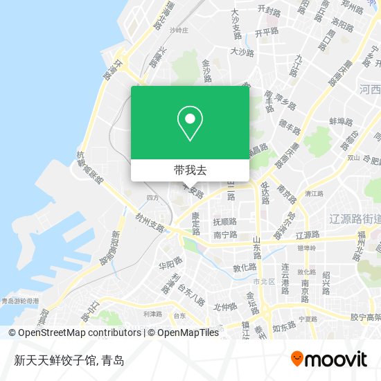 新天天鲜饺子馆地图