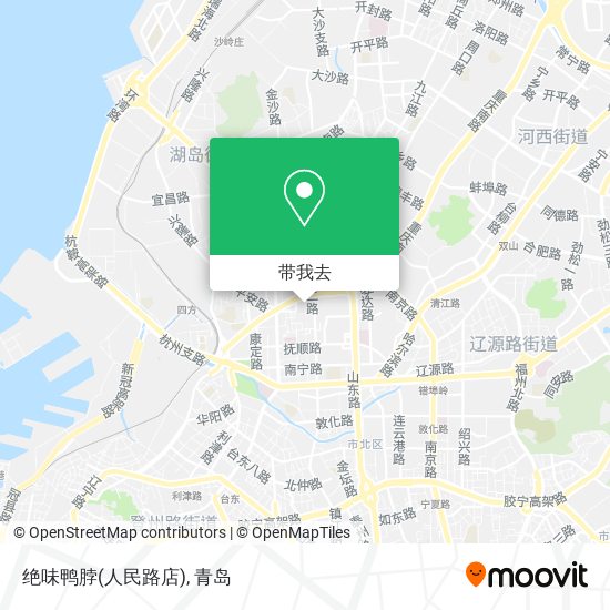 绝味鸭脖(人民路店)地图