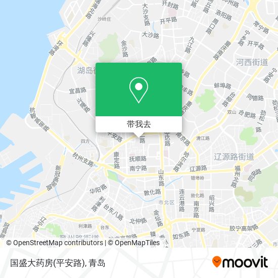 国盛大药房(平安路)地图