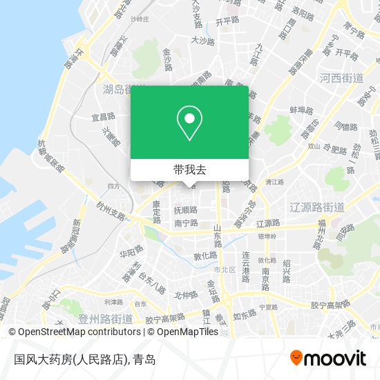 国风大药房(人民路店)地图