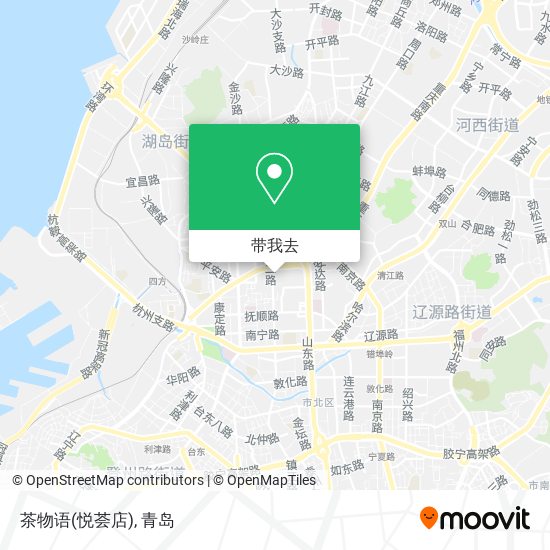 茶物语(悦荟店)地图