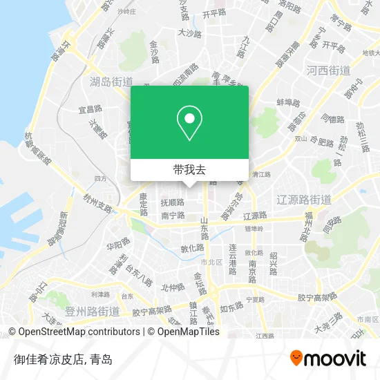 御佳肴凉皮店地图