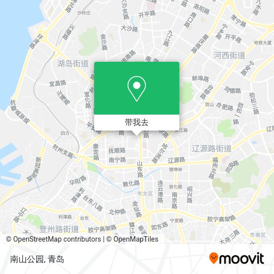 南山公园地图