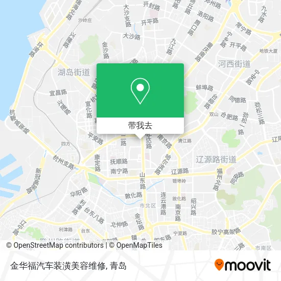 金华福汽车装潢美容维修地图