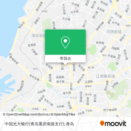 中国光大银行(青岛重庆南路支行)地图