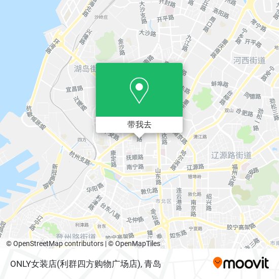 ONLY女装店(利群四方购物广场店)地图