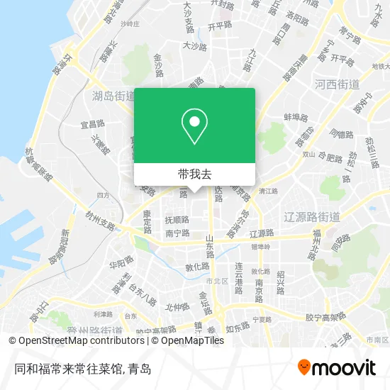同和福常来常往菜馆地图