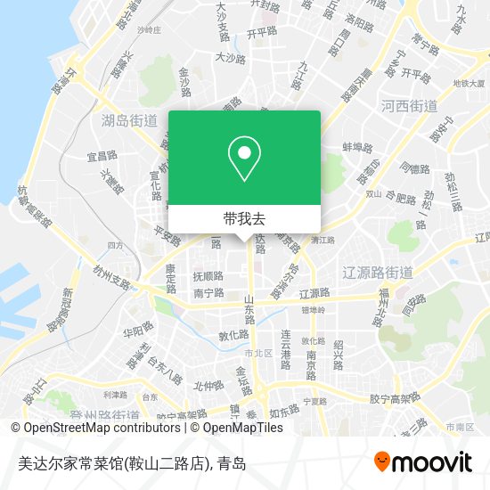 美达尔家常菜馆(鞍山二路店)地图