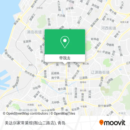 美达尔家常菜馆(鞍山二路店)地图