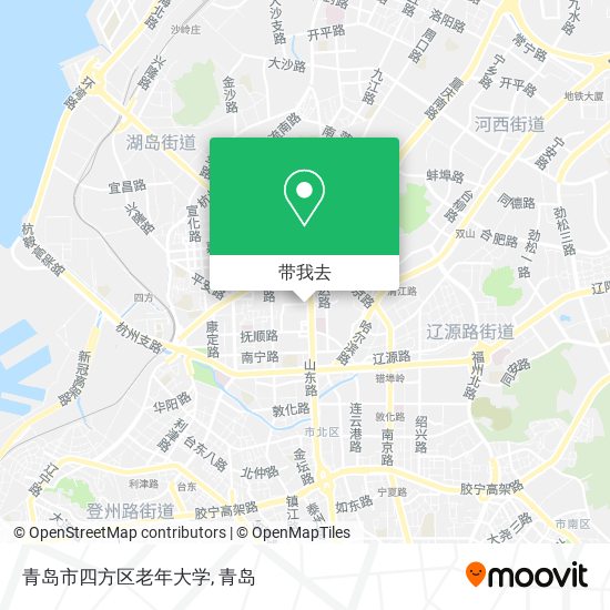 青岛市四方区老年大学地图