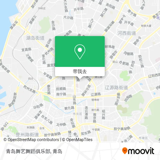 青岛舞艺舞蹈俱乐部地图