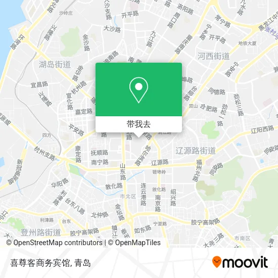 喜尊客商务宾馆地图