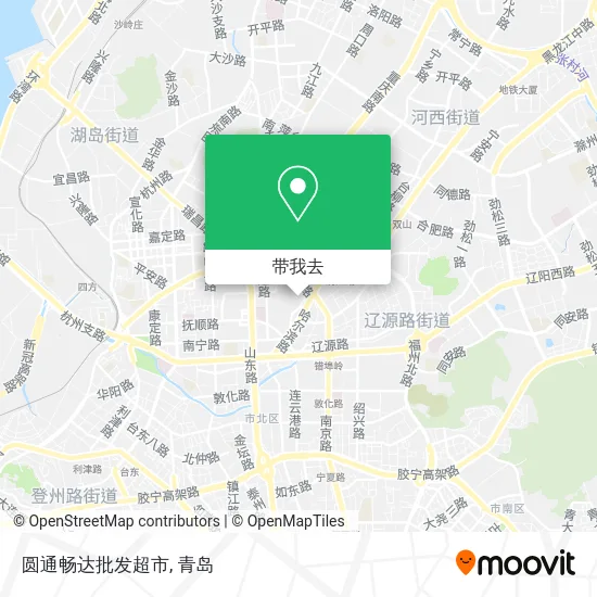 圆通畅达批发超市地图