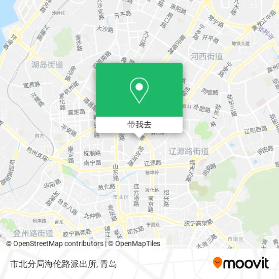 市北分局海伦路派出所地图