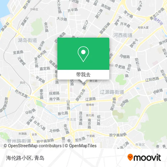 海伦路小区地图