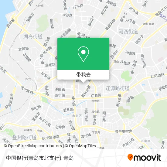 中国银行(青岛市北支行)地图