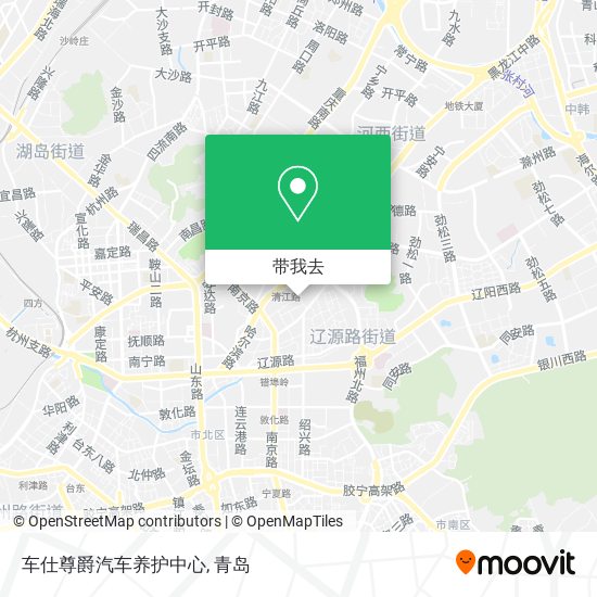 车仕尊爵汽车养护中心地图
