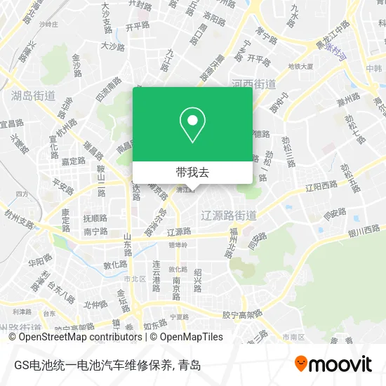 GS电池统一电池汽车维修保养地图